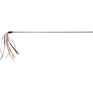 Canne à pêche avec bandes en cuir 65cm