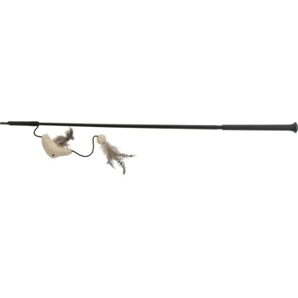 Canne à pêche XXL avec poisson 65 cm