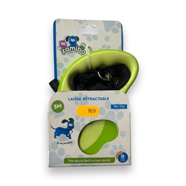 Laisse rétractable - 3M - 12kg