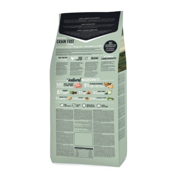 OWNAT chien Prime grain free Adult chicken & turkey 12kg – Image 2