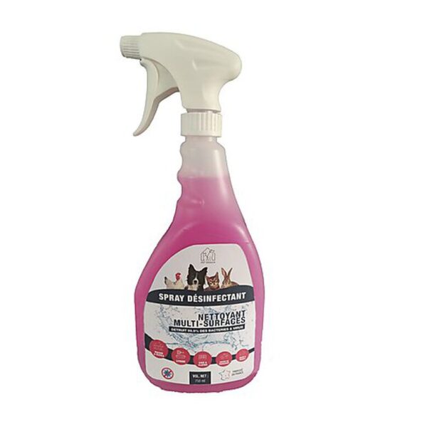 Spray nettoyant et désinfectant 750ml