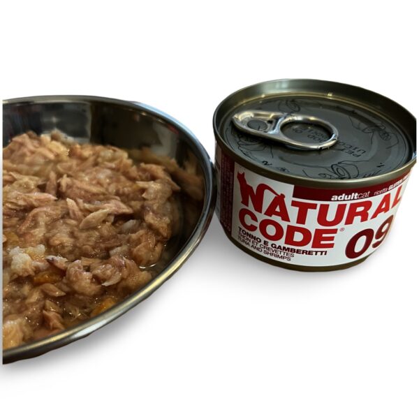 NATURAL CODE Chat Thon et crevettes 85g – Image 2