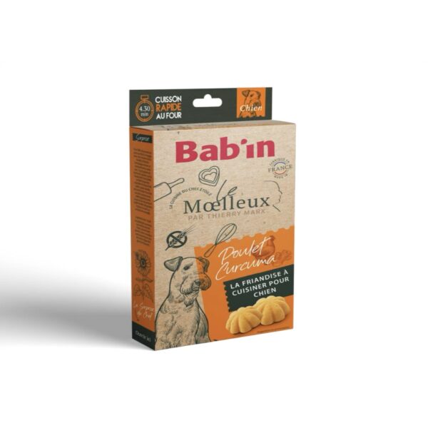 Moelleux bab'in chien - Poulet Curcuma