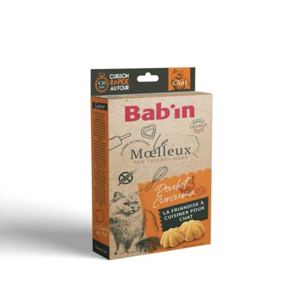 Moelleux bab'in chat - Poulet Curcuma