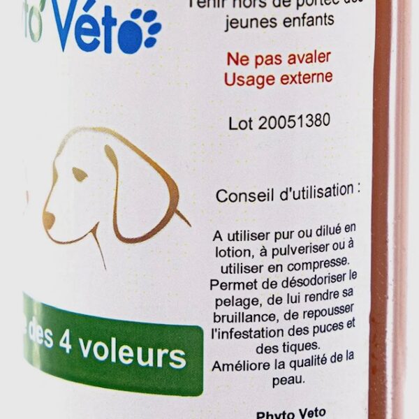 Vinaigre des 4 voleurs Phyto Veto 100ml – Image 3