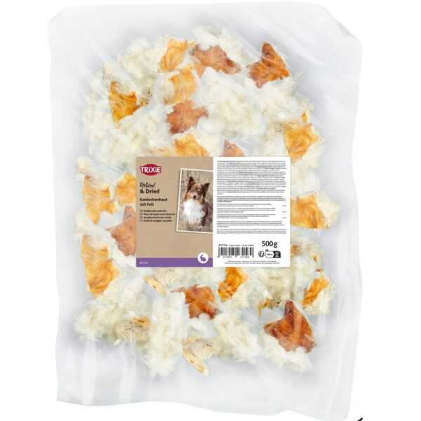 Peau de lapin avec fourrure 500g