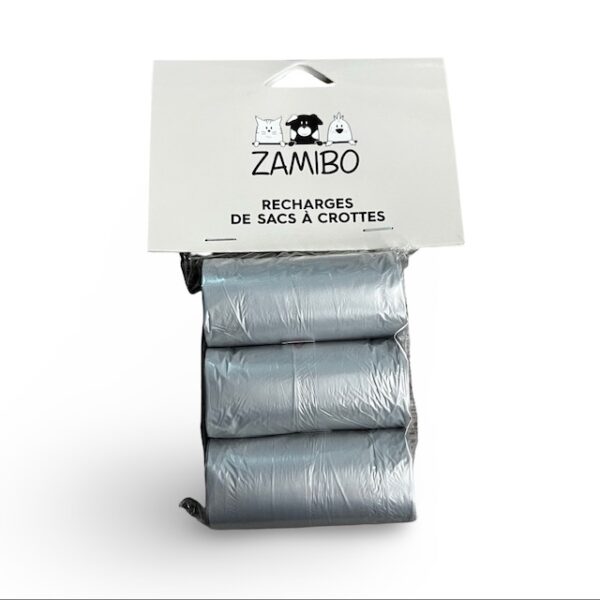 Recharge 60 sacs à crottes bleu