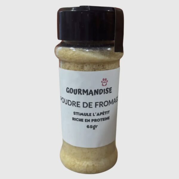 Poudre de fromage pour chien et chat 65g