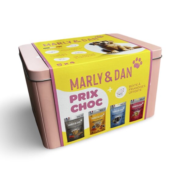 Coffret chien Marly & Dan - PRIX CHOC