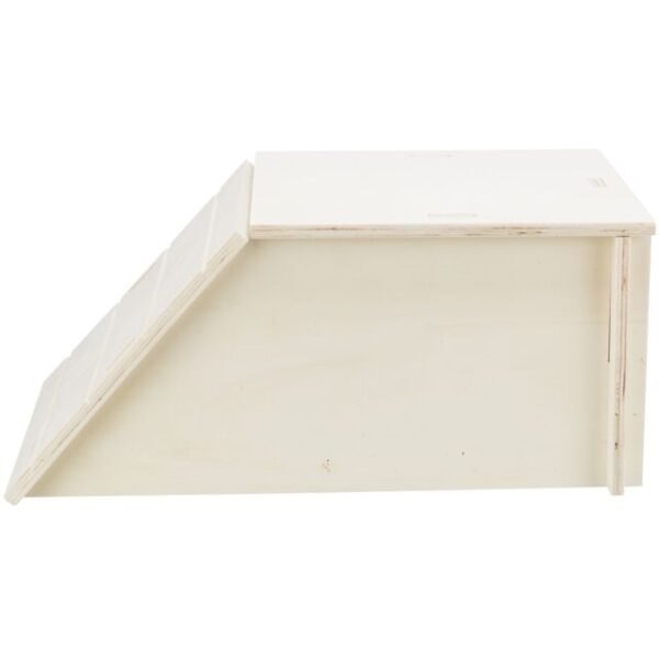 Maison Bent pour lapin, en bois à assembler, 51x24x33cm – Image 3