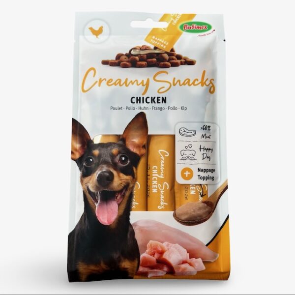 Creamy snacks chien - poulet - 4 x 60g