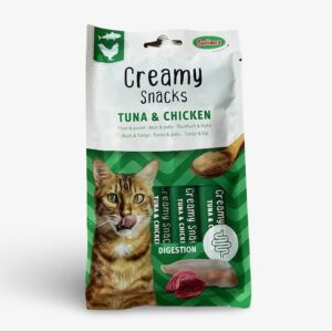 Creamy snacks chat - thon et poulet - 4 x 60g