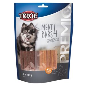 Snack pack bars 4x100g poulet, canard, saumon, agneau