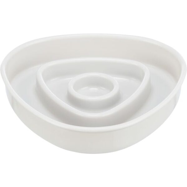 Gamelle anti glouton chat 0.35L 15x15cm