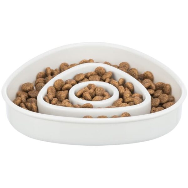 Gamelle anti glouton chat 0.35L 15x15cm – Image 2