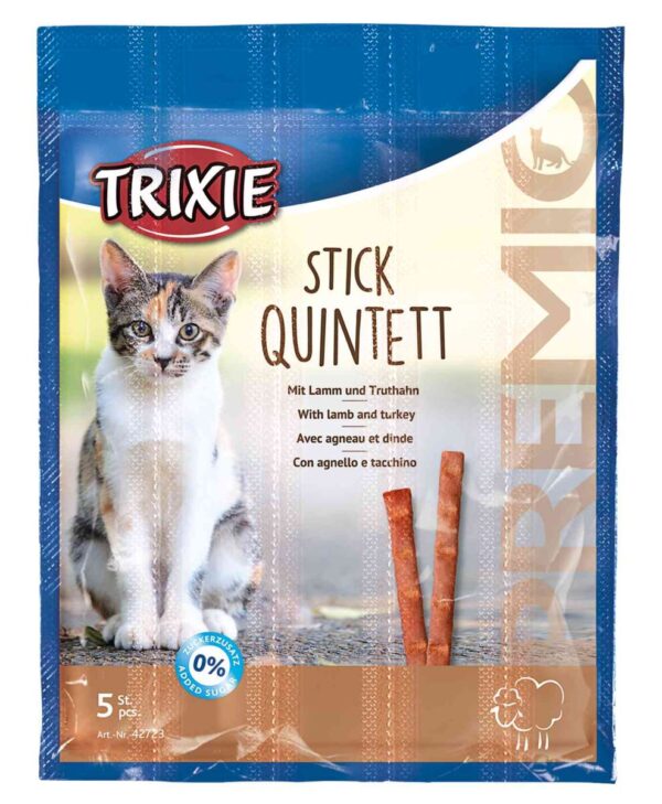 Friandises chat - 5 sticks- agneau et dinde