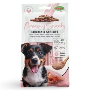 Creamy snacks chien - poulet et crevette - 4 x 60g