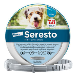 Collier Seresto chien moins de 8kg