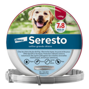 Collier Seresto chien plus de 8kg