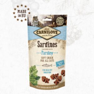 CARNILOVE chat Semi humide Sardine persil 50g