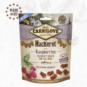 CARNILOVE chien Crunchy snack maquerau et framboise 200g