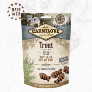 CARNILOVE chien semi-humide truite et aneth 200g