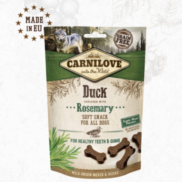 CARNILOVE chien semi-humide canard et romarin 200g