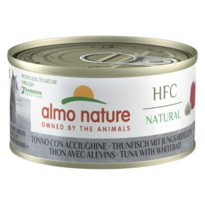 ALMO NATURE Chat Natural Thon avec alevins 70g