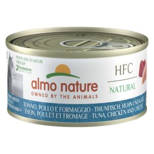 ALMO NATURE Chat Natural Thon poulet fromage 70g