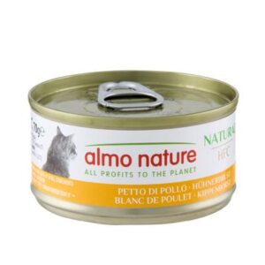ALMO NATURE Chat Natural Blanc de poulet 70g