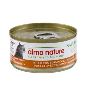 ALMO NATURE Chat Natural Poulet avec fromage 70g