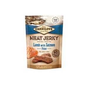CARNILOVE chien meat Jerky Agnau et Saumon 100g