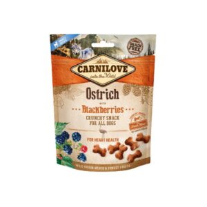 CARNILOVE chien Crunchy snack autruche et mures 200g