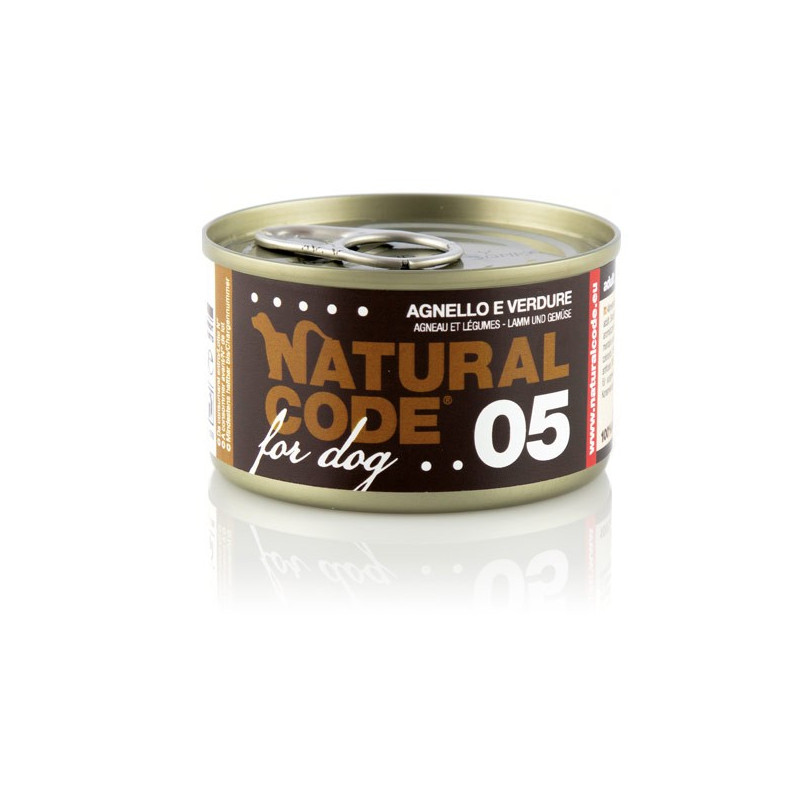 NATURAL CODE Chien Agneau et légumes 90g
