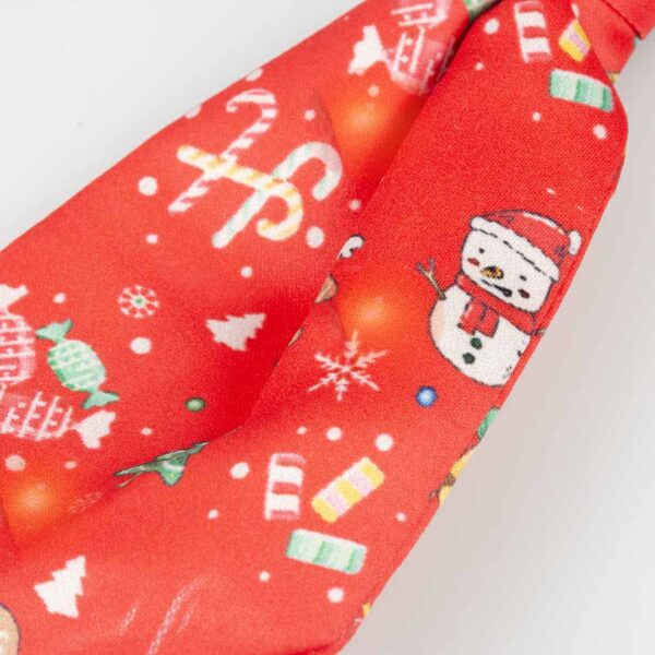 Cravate de noël avec flash LED – Image 2
