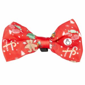 Noeud papillon de noël avec flash LED