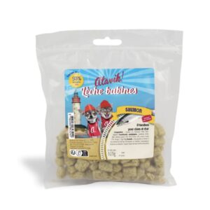 Lèche babines chien et chat Atavik - Saumon 100g