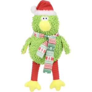 Peluche de noël oiseau vert flamingo viviana