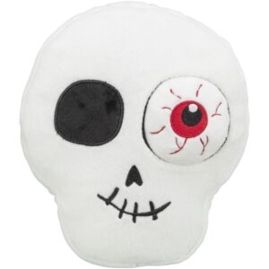 Tête de mort en peluche 19 cm