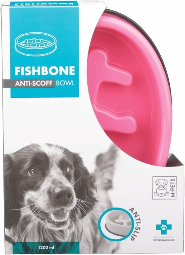 Gamelle anti glouton M-Pets Fishbone