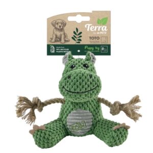Jouet pour chien Ella - Grenouille + corde