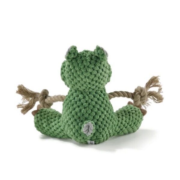Jouet pour chien Ella - Grenouille + corde – Image 3