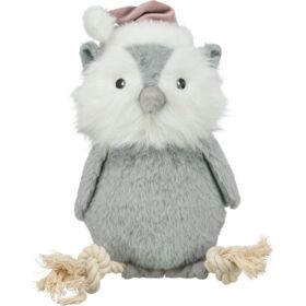 Peluche hibou avec corde 31cm