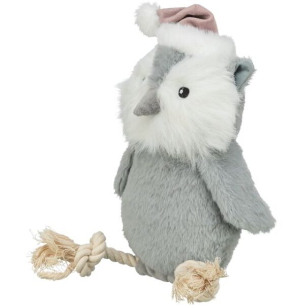 Peluche hibou avec corde 31cm – Image 2