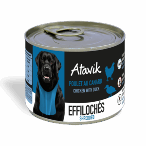 Effilochés pour chien Atavik Poulet au canard 200g