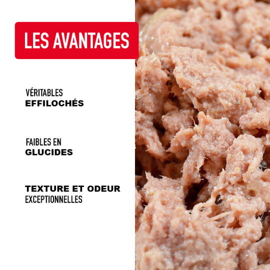 Effilochés pour chien Atavik Dinde au saumon 200g – Image 2