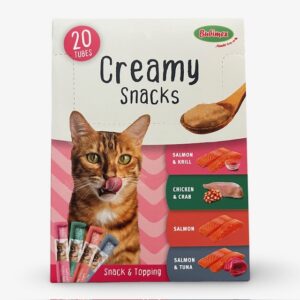 Creamy snacks chat - 20 tubes de 15g