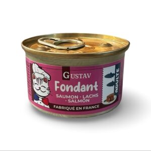 Fondant pour chat Gustav - Saumon 85g