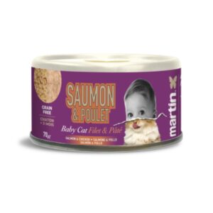 Martin Food - Filet-Pâté chaton saumon et poulet 70g