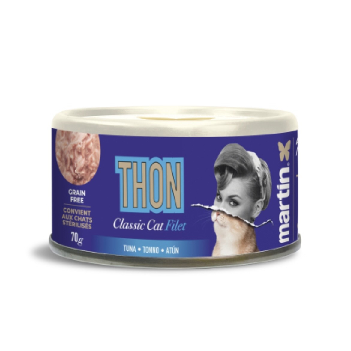 Martin Food - Filet chat au thon 70g